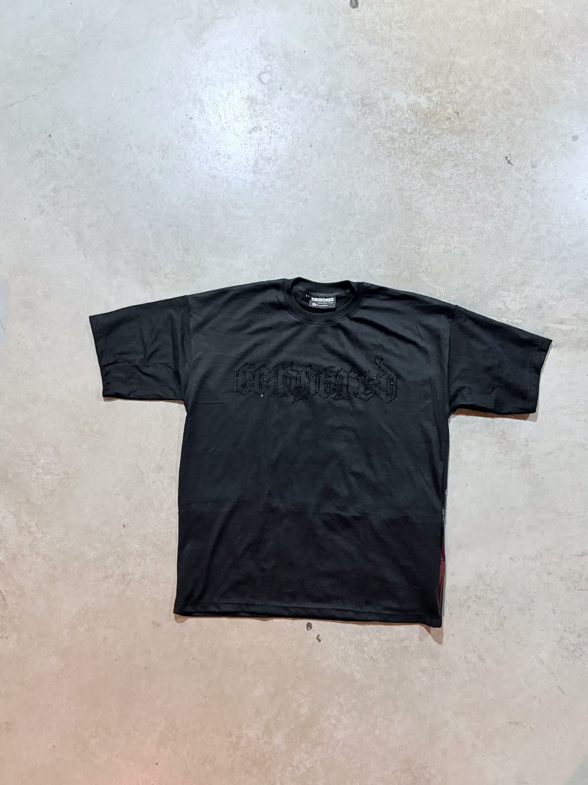 CENSORED RHINESTONE SHIRT